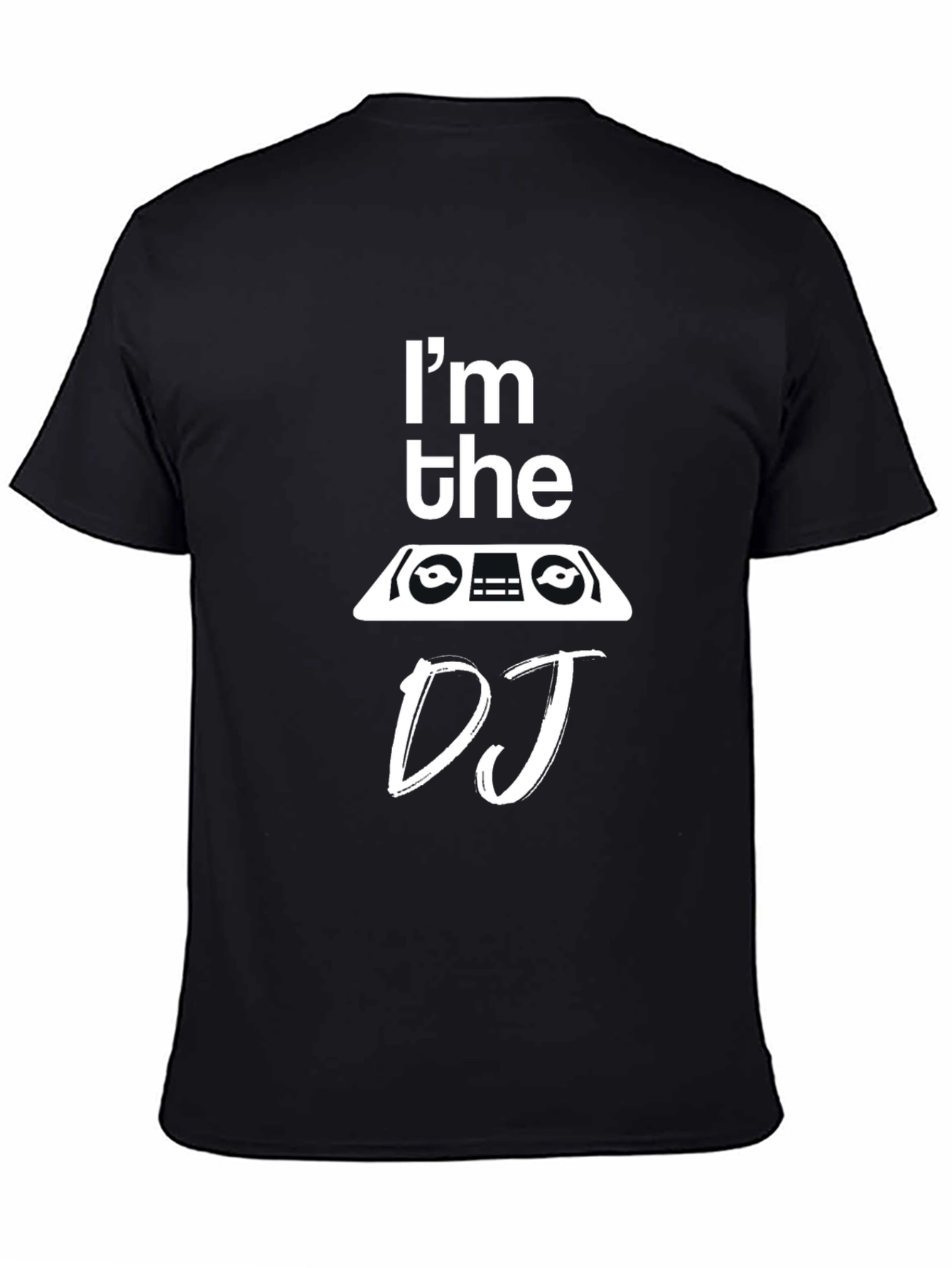 Im the DJ Black Graphic Tee Shirt