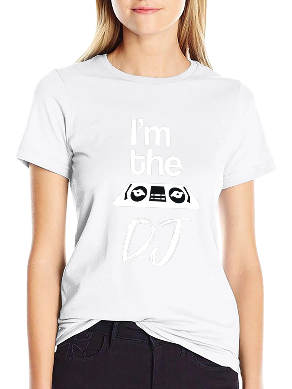 Im the DJ Black Graphic Tee Shirt
