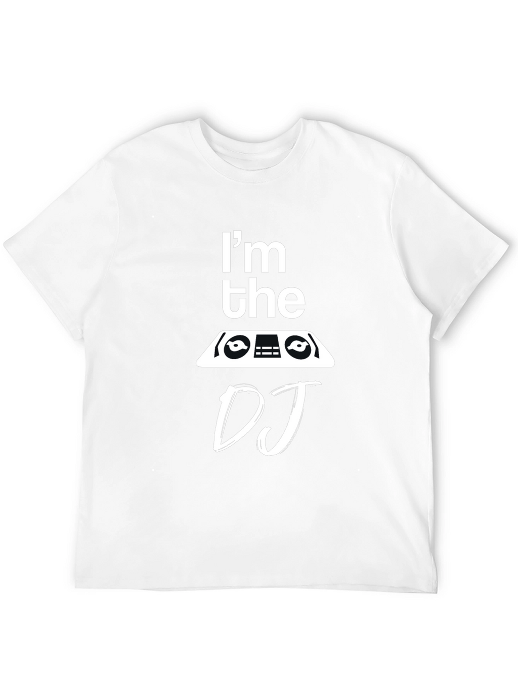 Im the DJ Black Graphic Tee Shirt