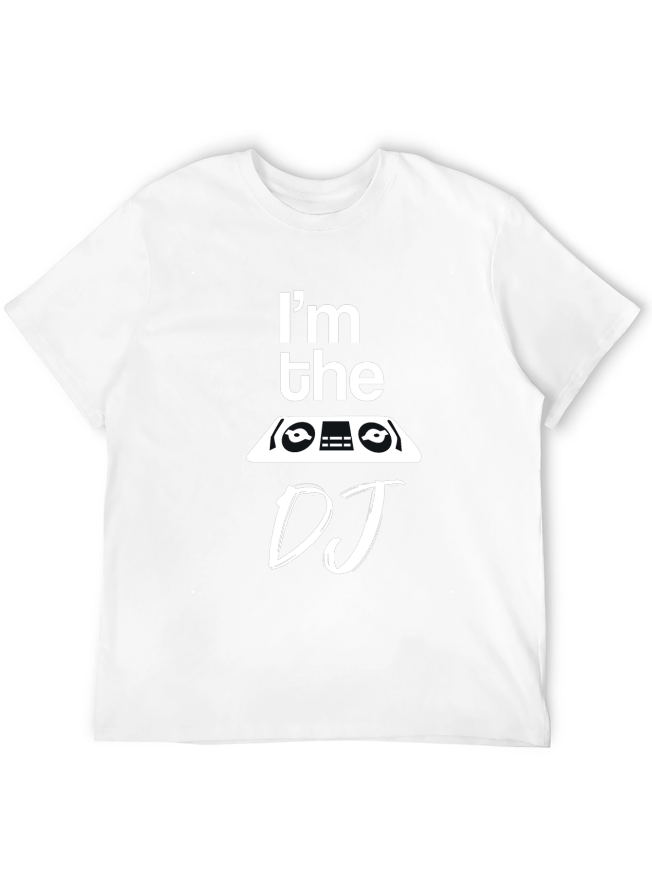 Im the DJ Black Graphic Tee Shirt