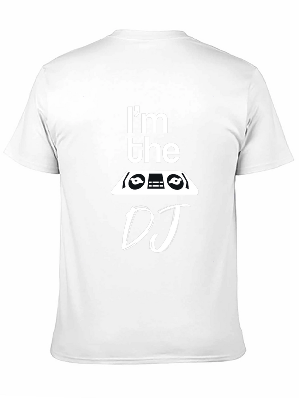 Im the DJ Black Graphic Tee Shirt