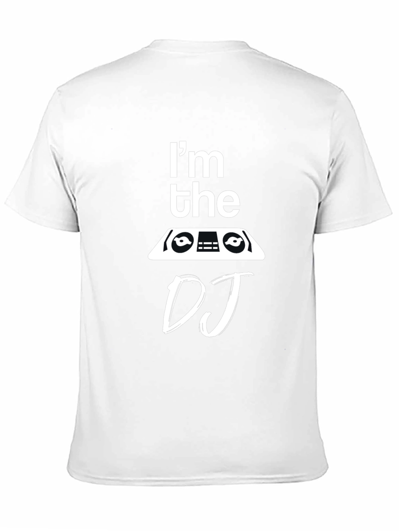 Im the DJ Black Graphic Tee Shirt