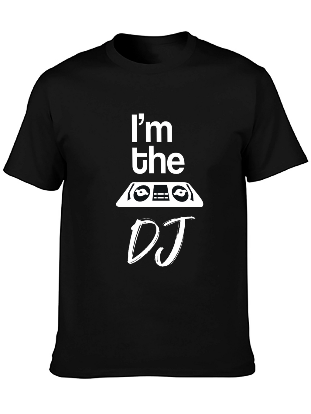Im the DJ Black Graphic Tee Shirt