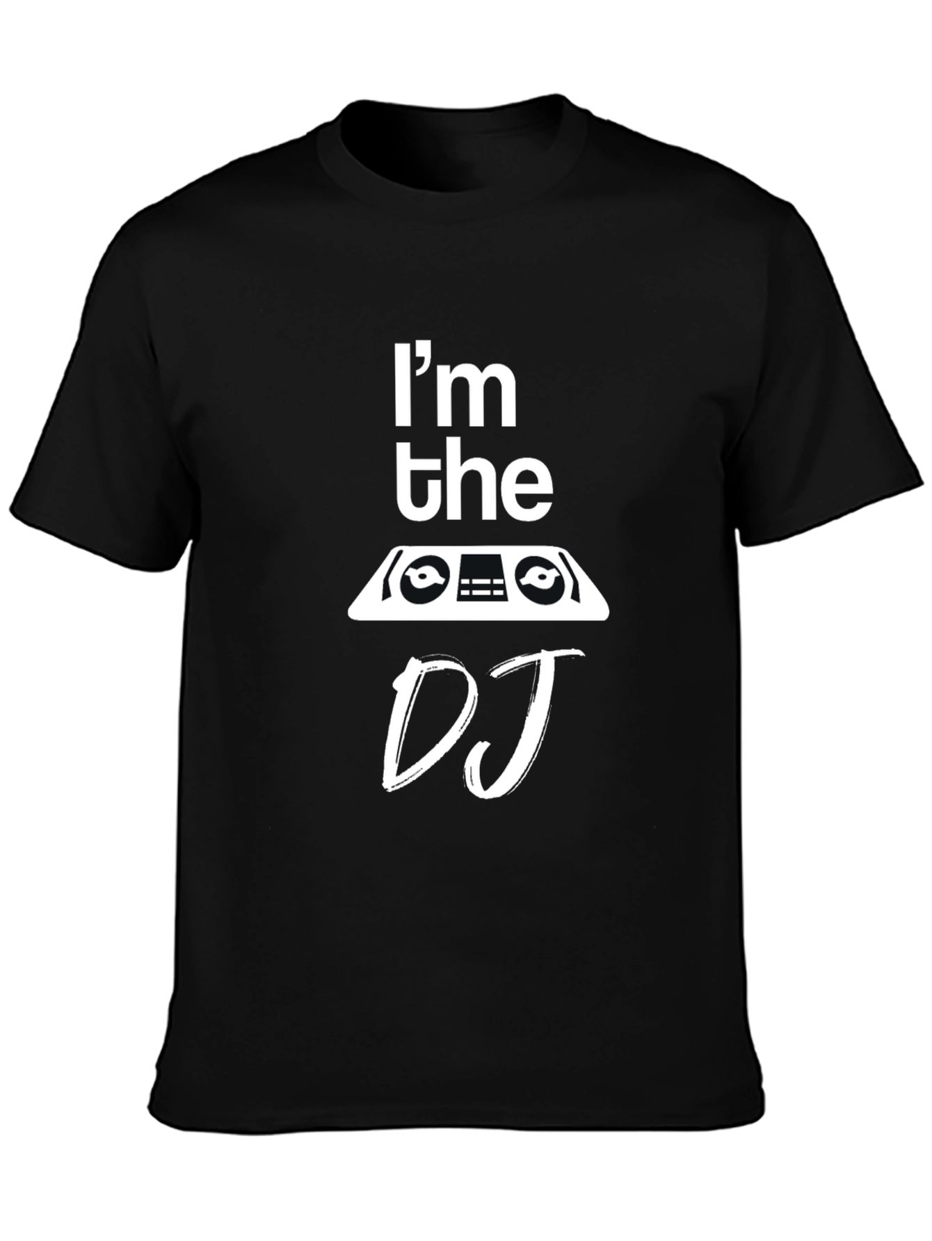 Im the DJ Black Graphic Tee Shirt
