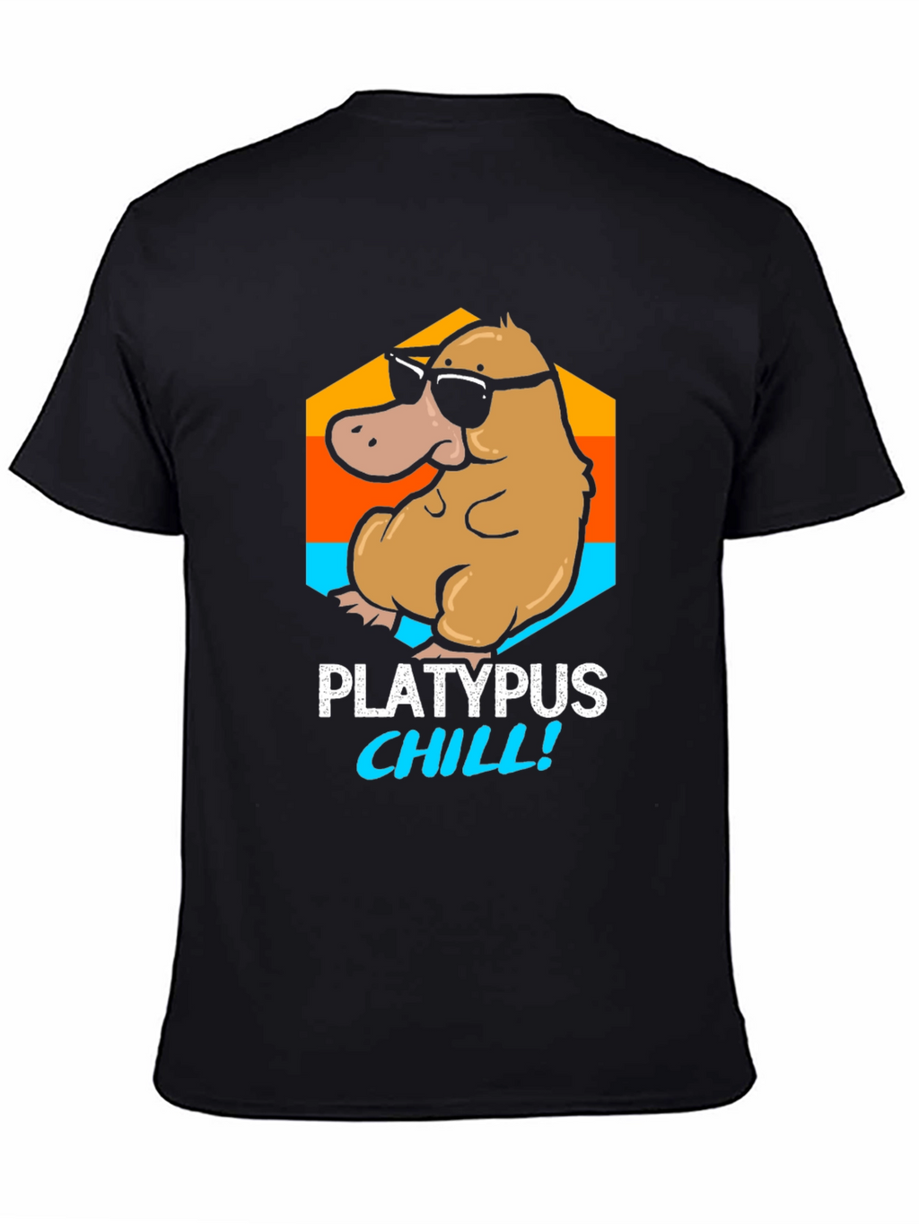 Platypus Chill T-Shirt - Funny Cartoon Tee