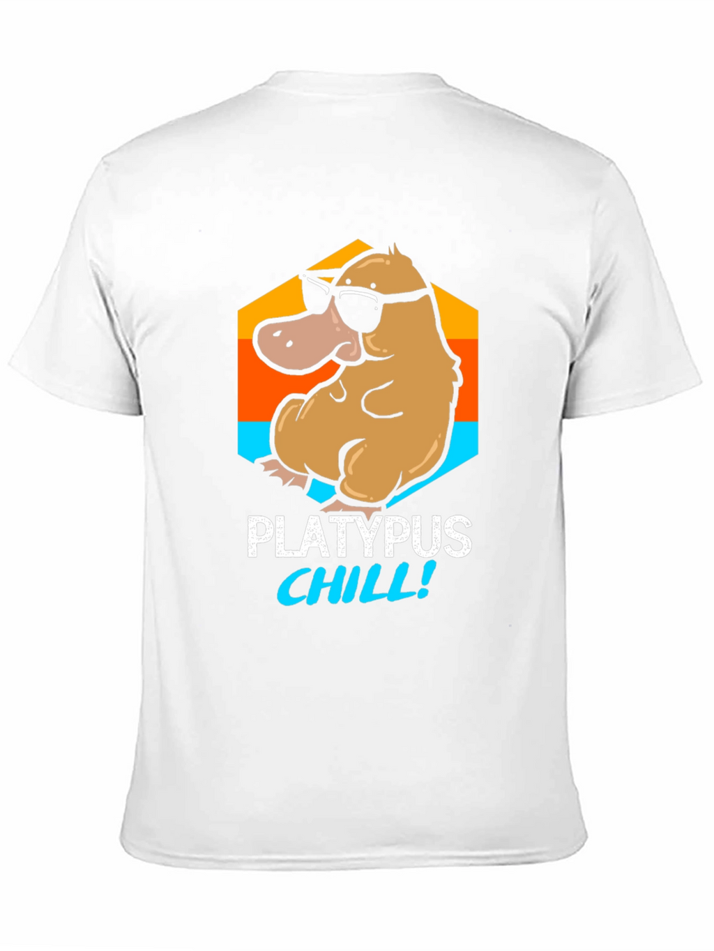 Platypus Chill T-Shirt - Funny Cartoon Tee