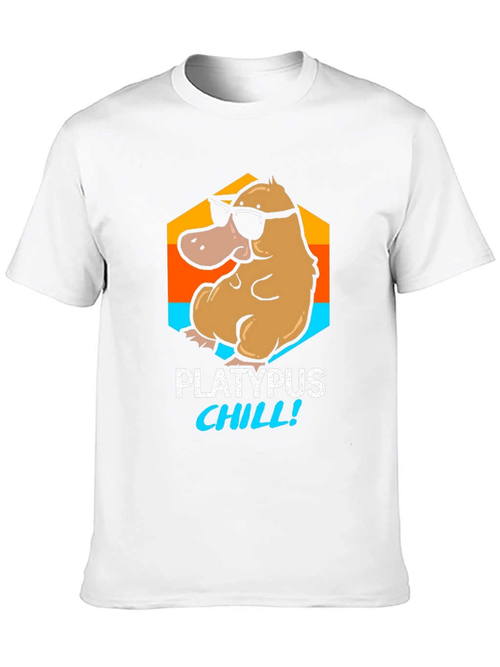 Platypus Chill T-Shirt - Funny Cartoon Tee