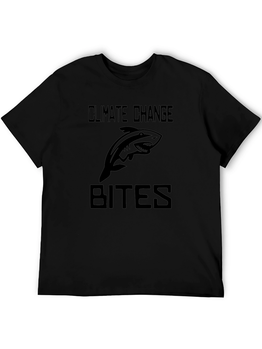 Climate Change Bites T-Shirt - Shark Graphic Tee