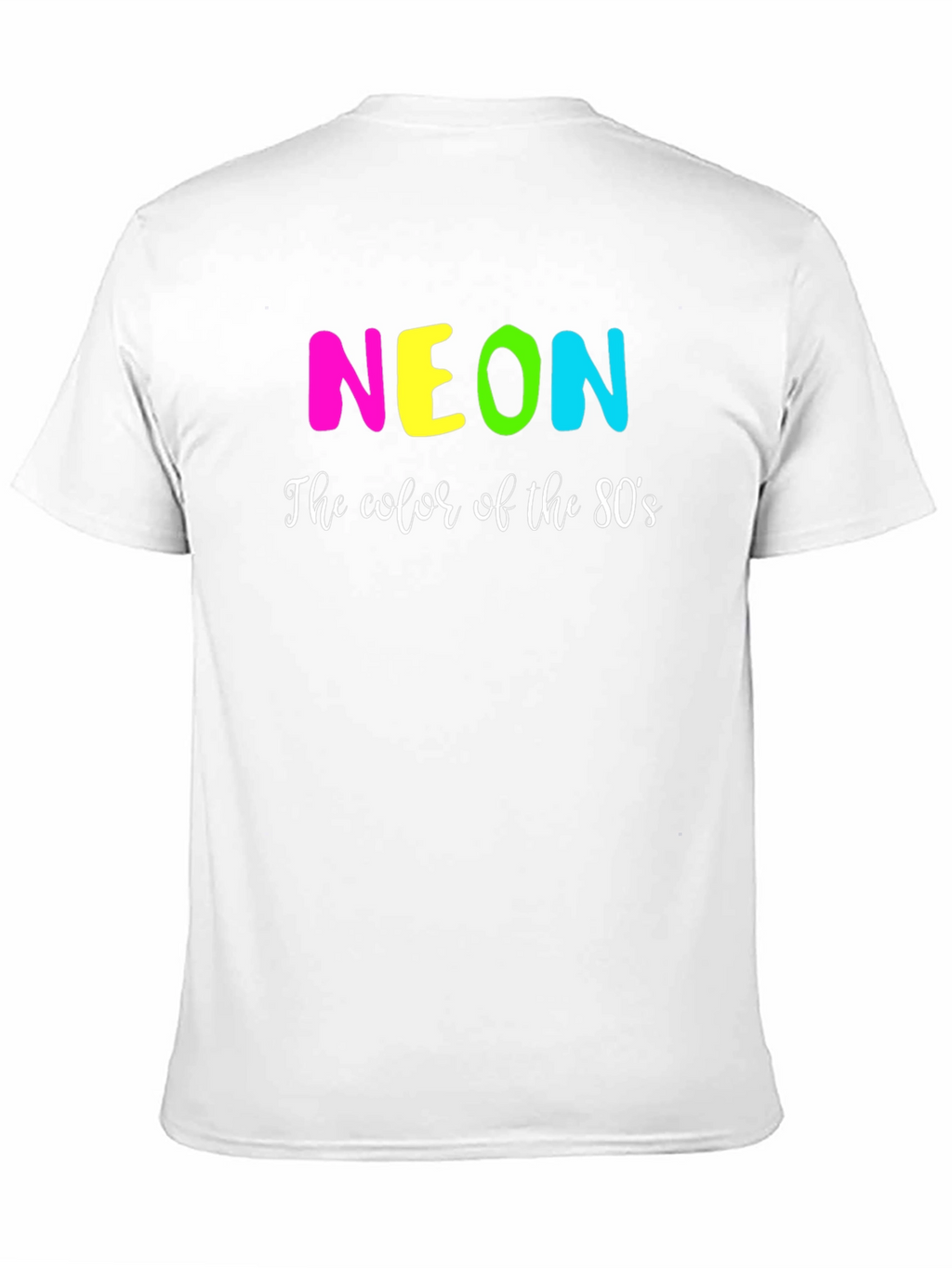 Neon 80s Graphic Tee - Retro Style