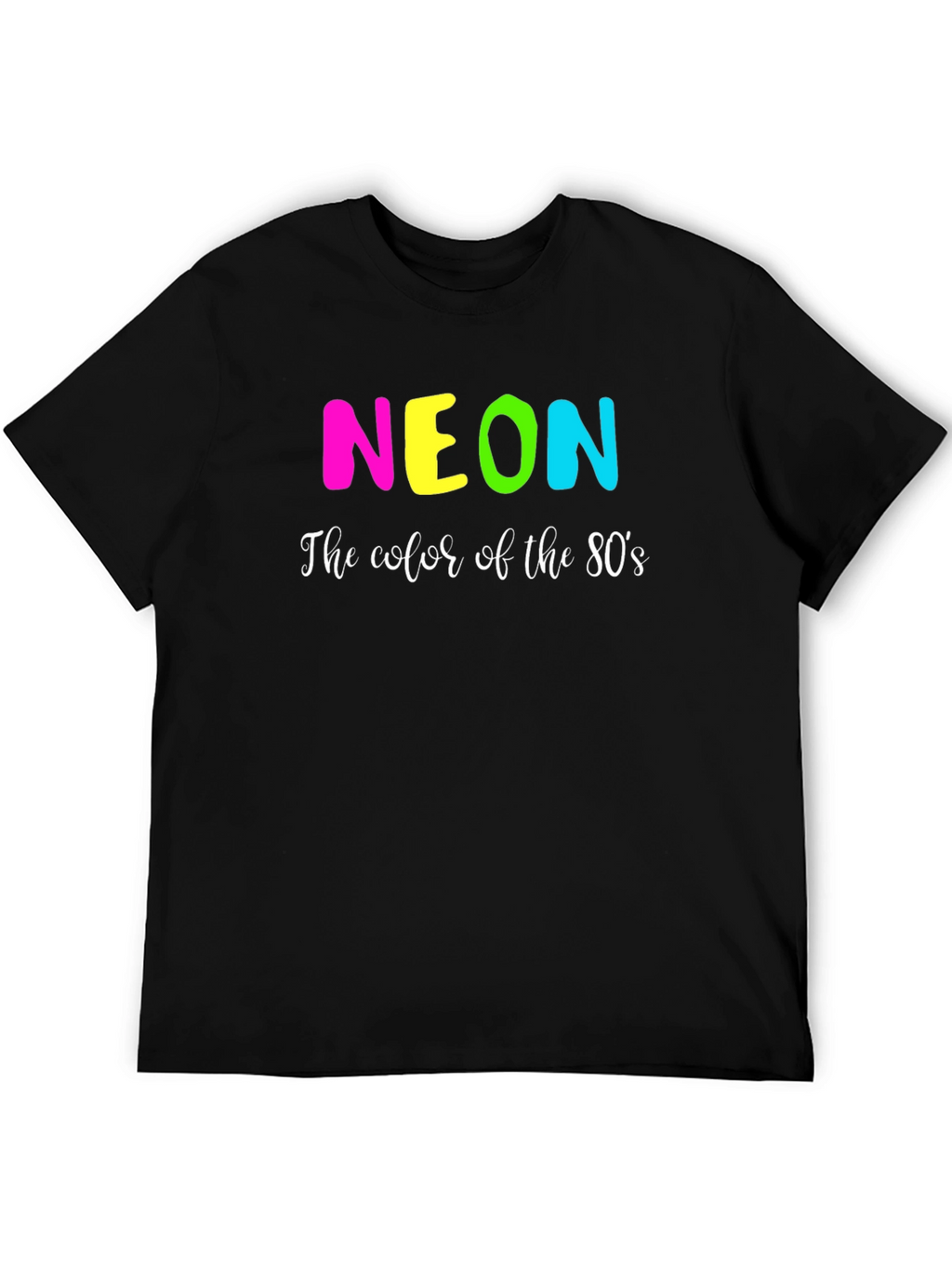 Neon 80s Graphic Tee - Retro Style
