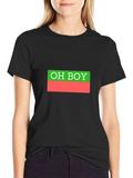 OH BOY Graphic T-Shirt - Retro Style