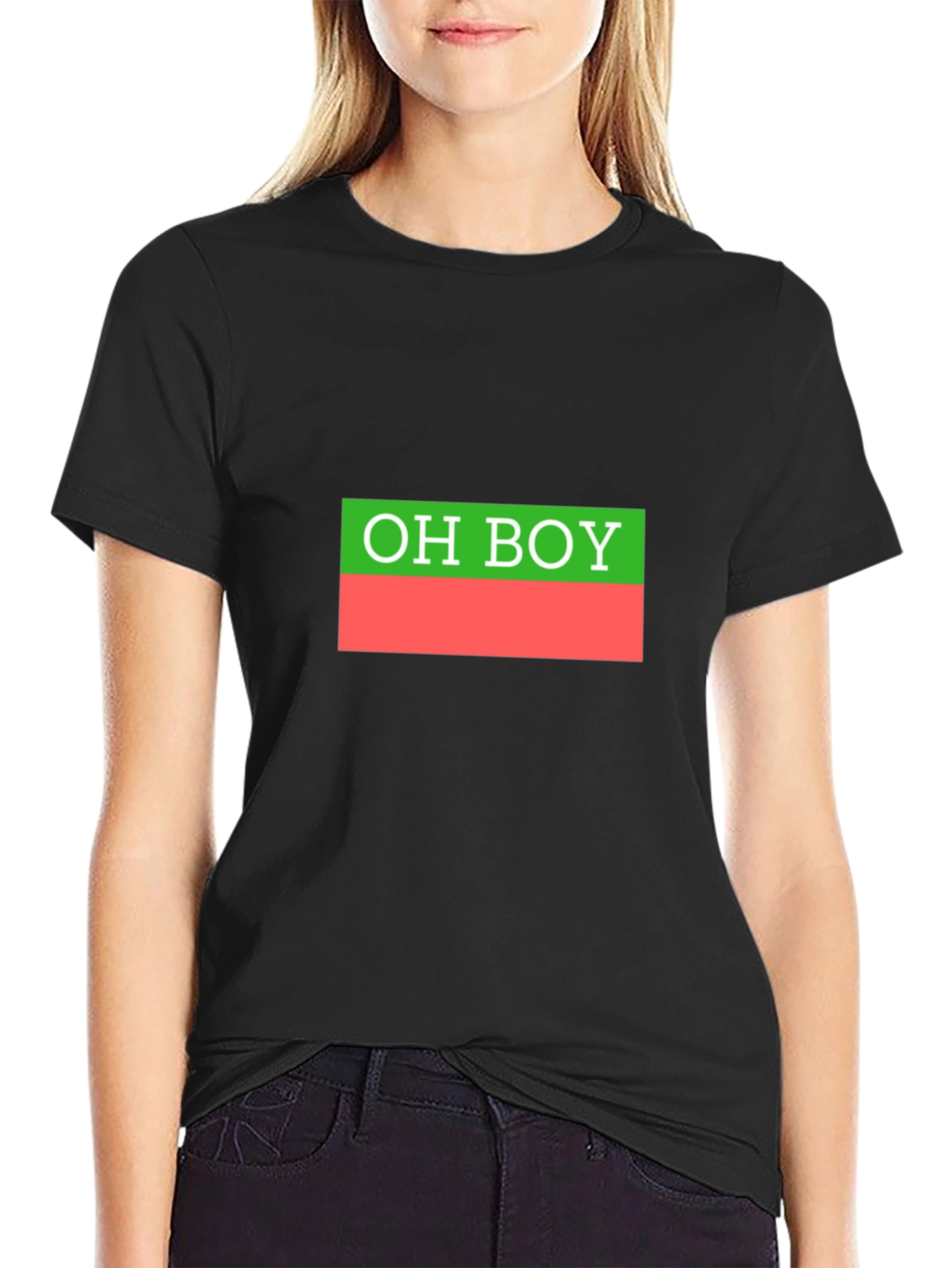OH BOY Graphic T-Shirt - Retro Style