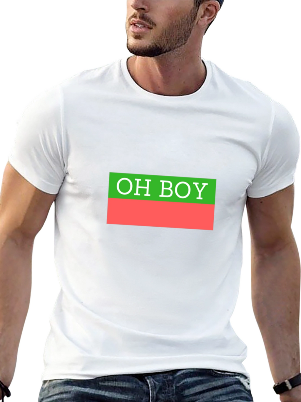 OH BOY Graphic T-Shirt - Retro Style