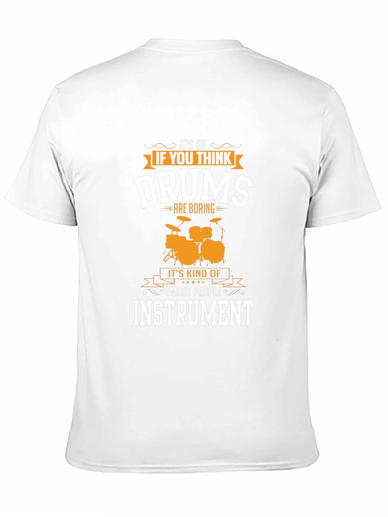 Drums Instrument Smart People Graphic Tee