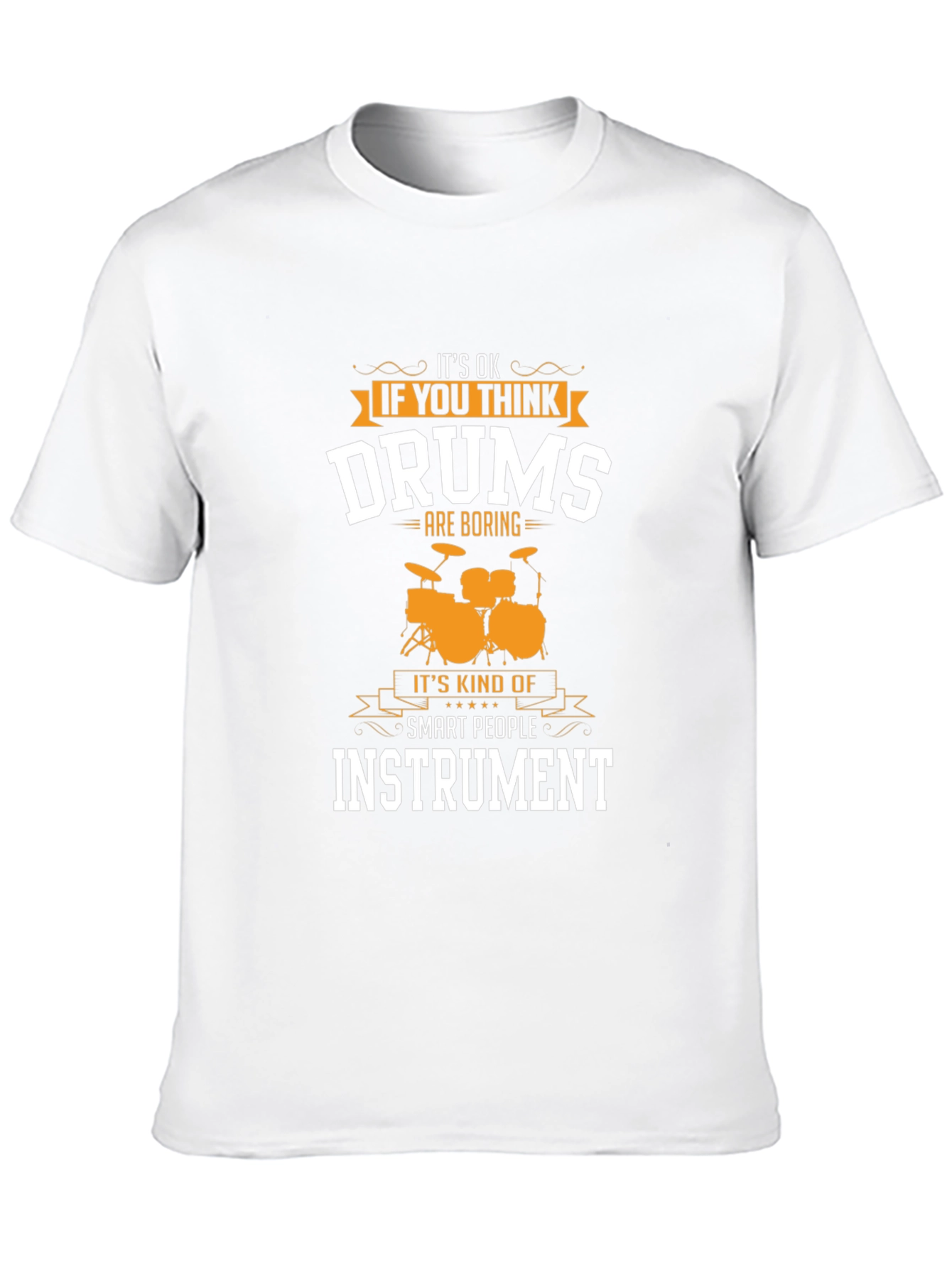 Drums Instrument Smart People Graphic Tee