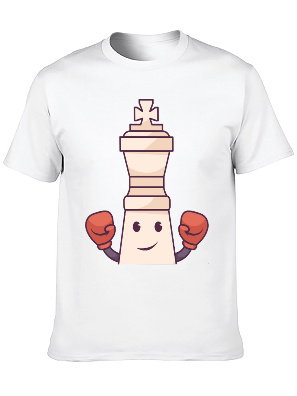 Funny Chess King Boxing T-Shirt - Checkmate Style!