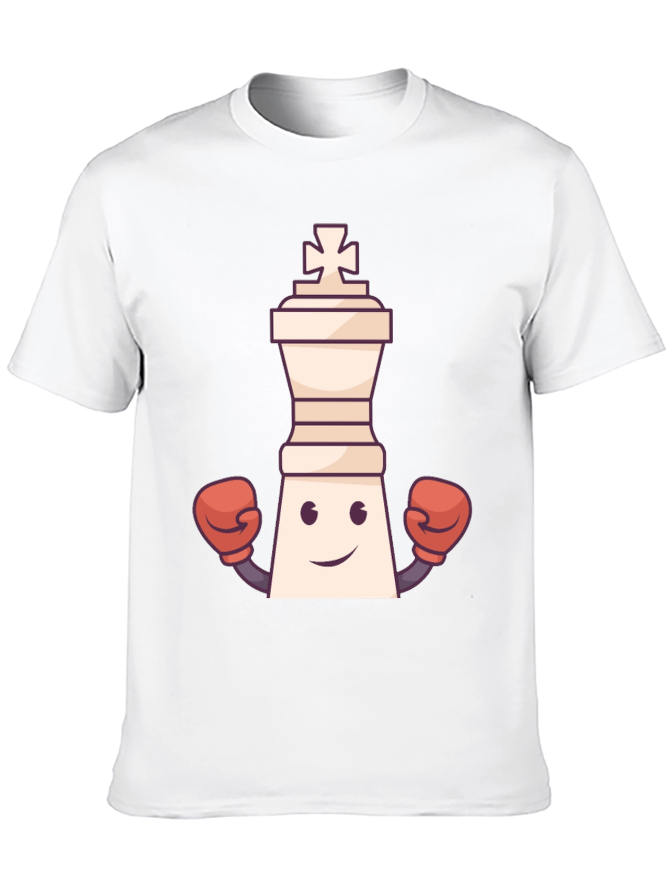 Funny Chess King Boxing T-Shirt - Checkmate Style!