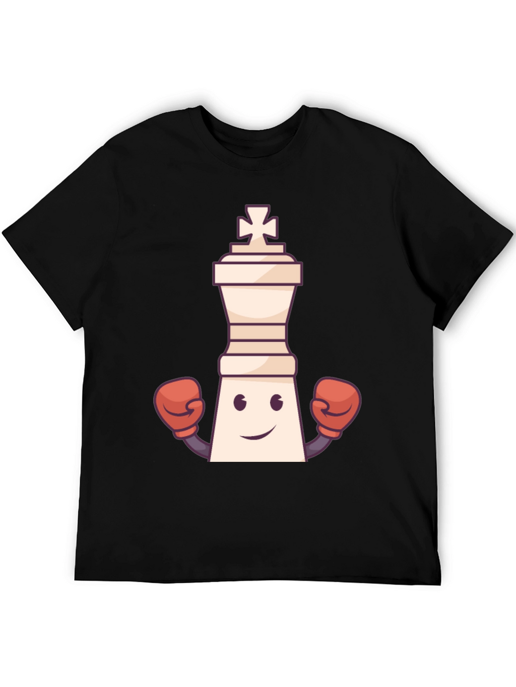Funny Chess King Boxing T-Shirt - Checkmate Style!