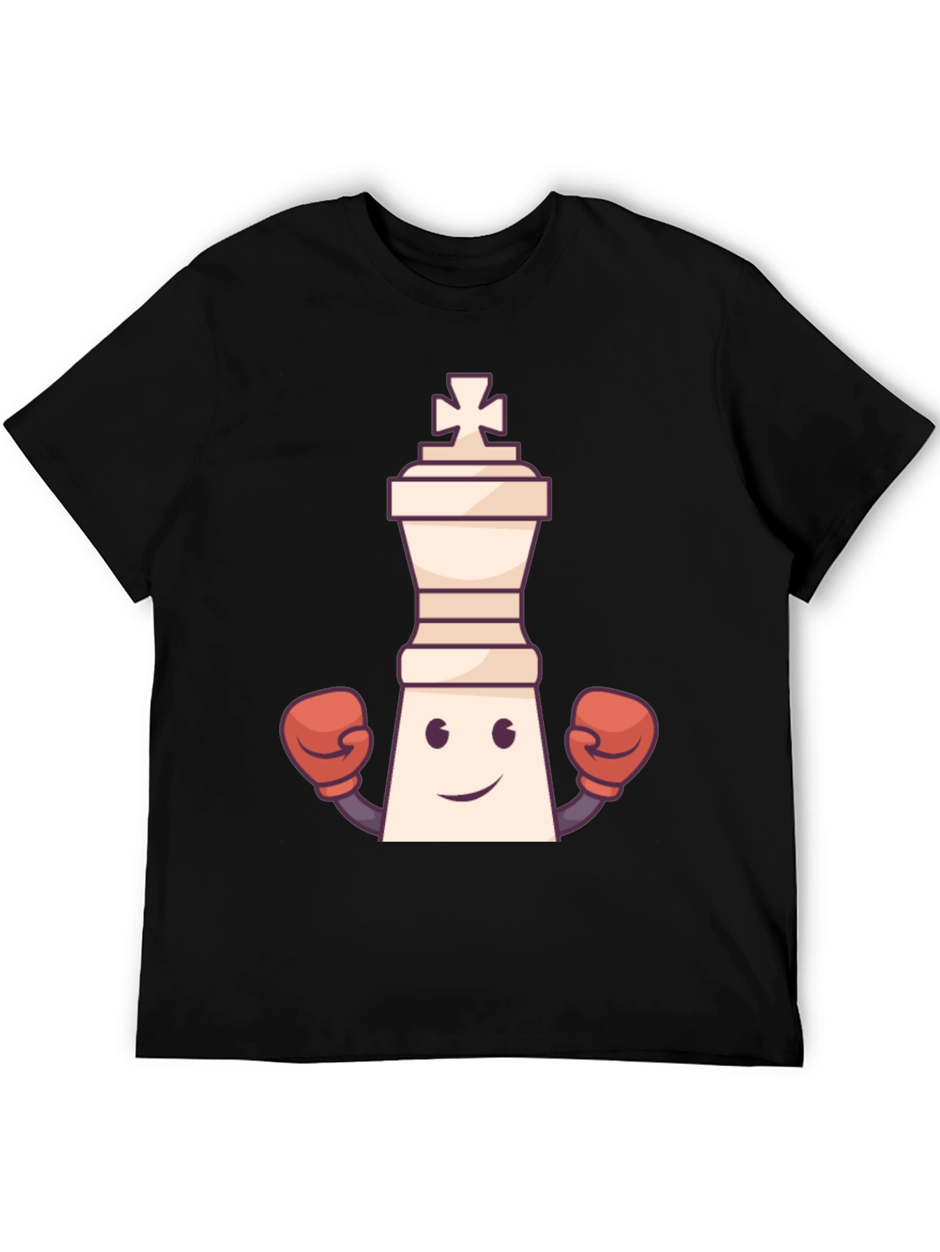 Funny Chess King Boxing T-Shirt - Checkmate Style!