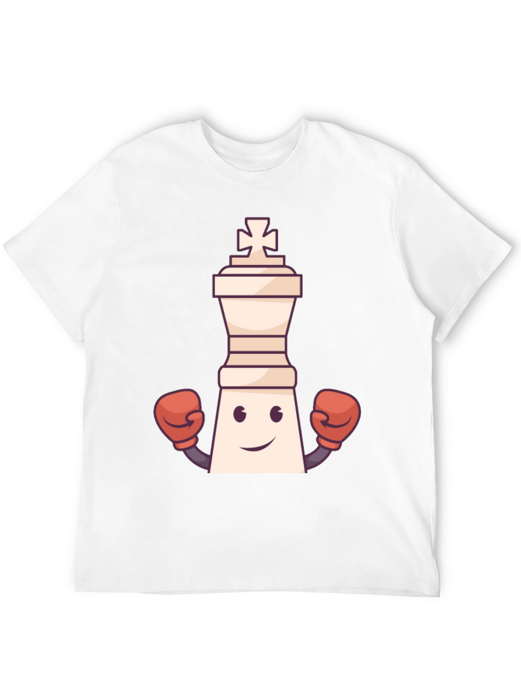 Funny Chess King Boxing T-Shirt - Checkmate Style!
