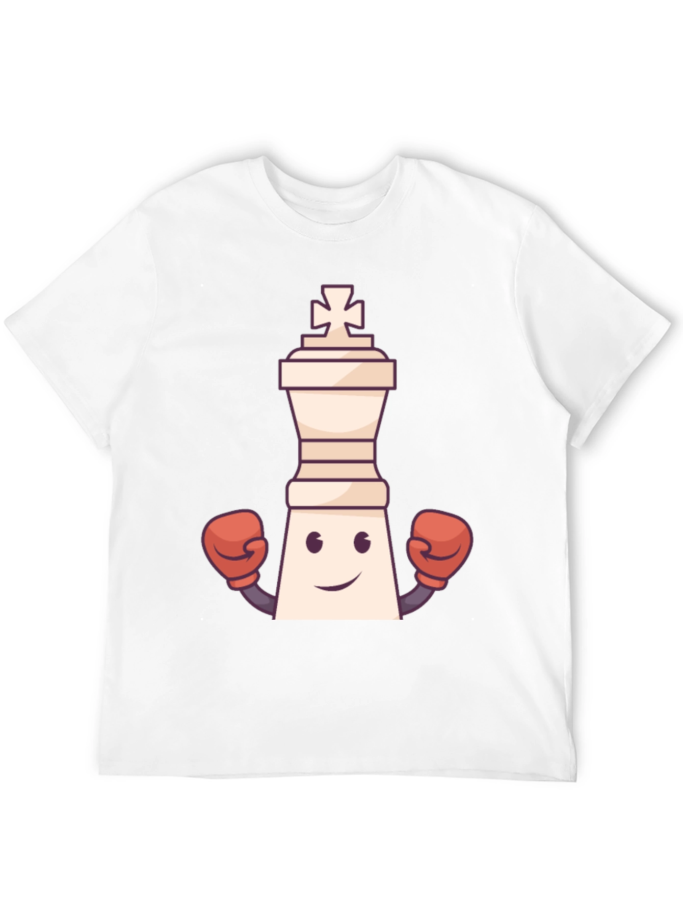Funny Chess King Boxing T-Shirt - Checkmate Style!