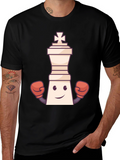 Funny Chess King Boxing T-Shirt - Checkmate Style!