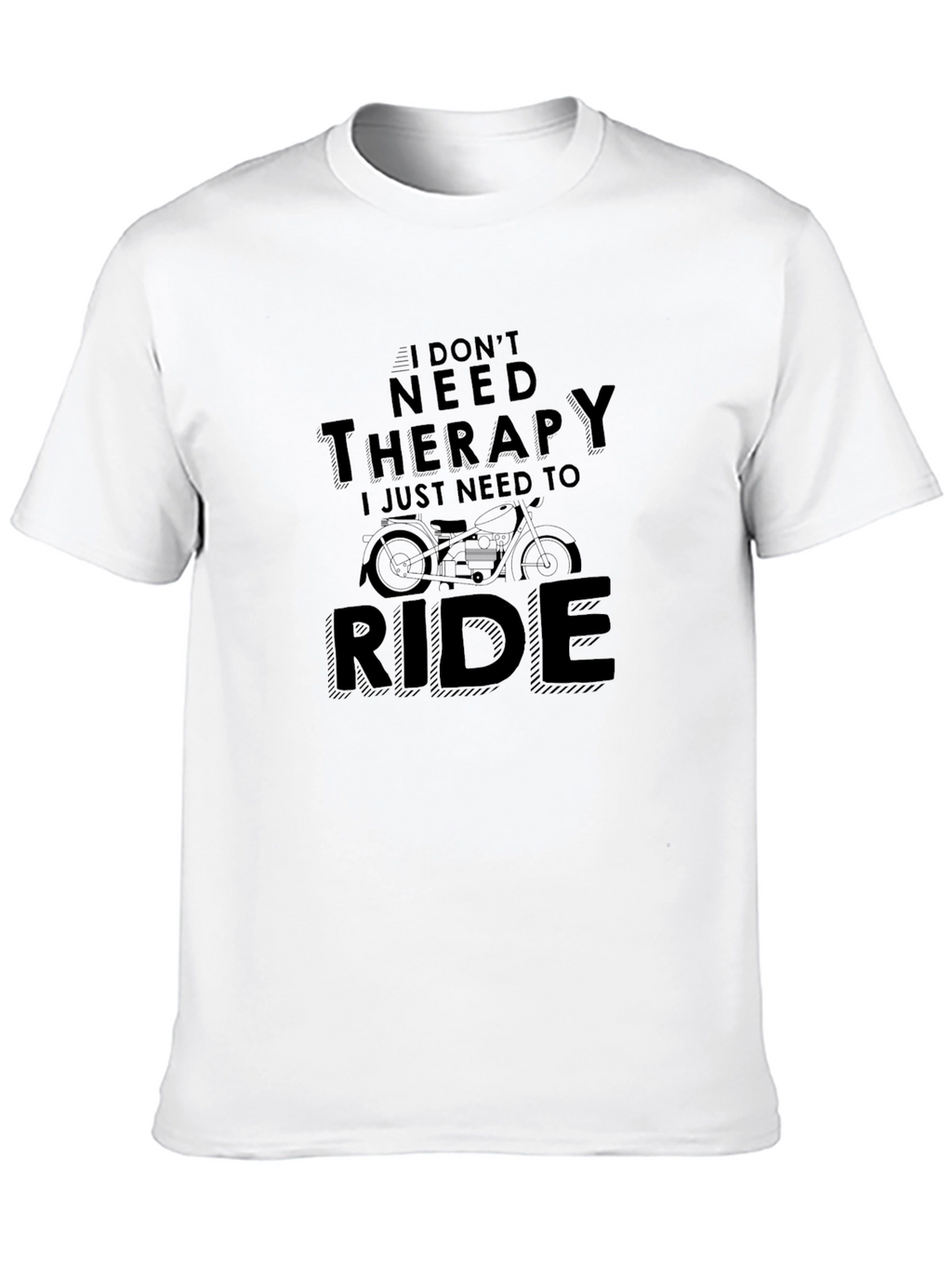 Therapy Ride T-Shirt - Biker Motivation