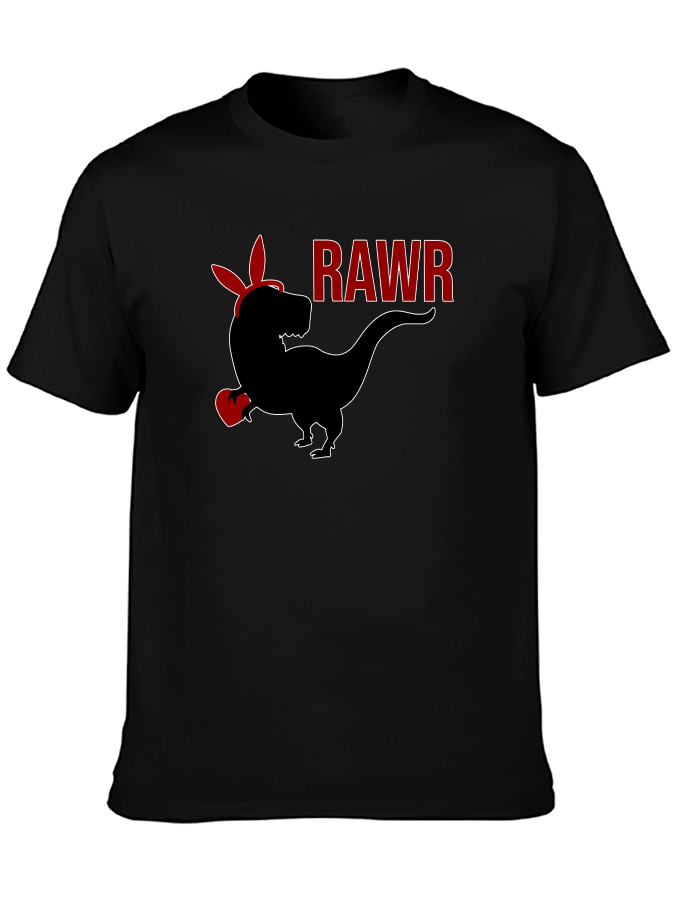 Rawr Dinosaur T-Shirt - Black