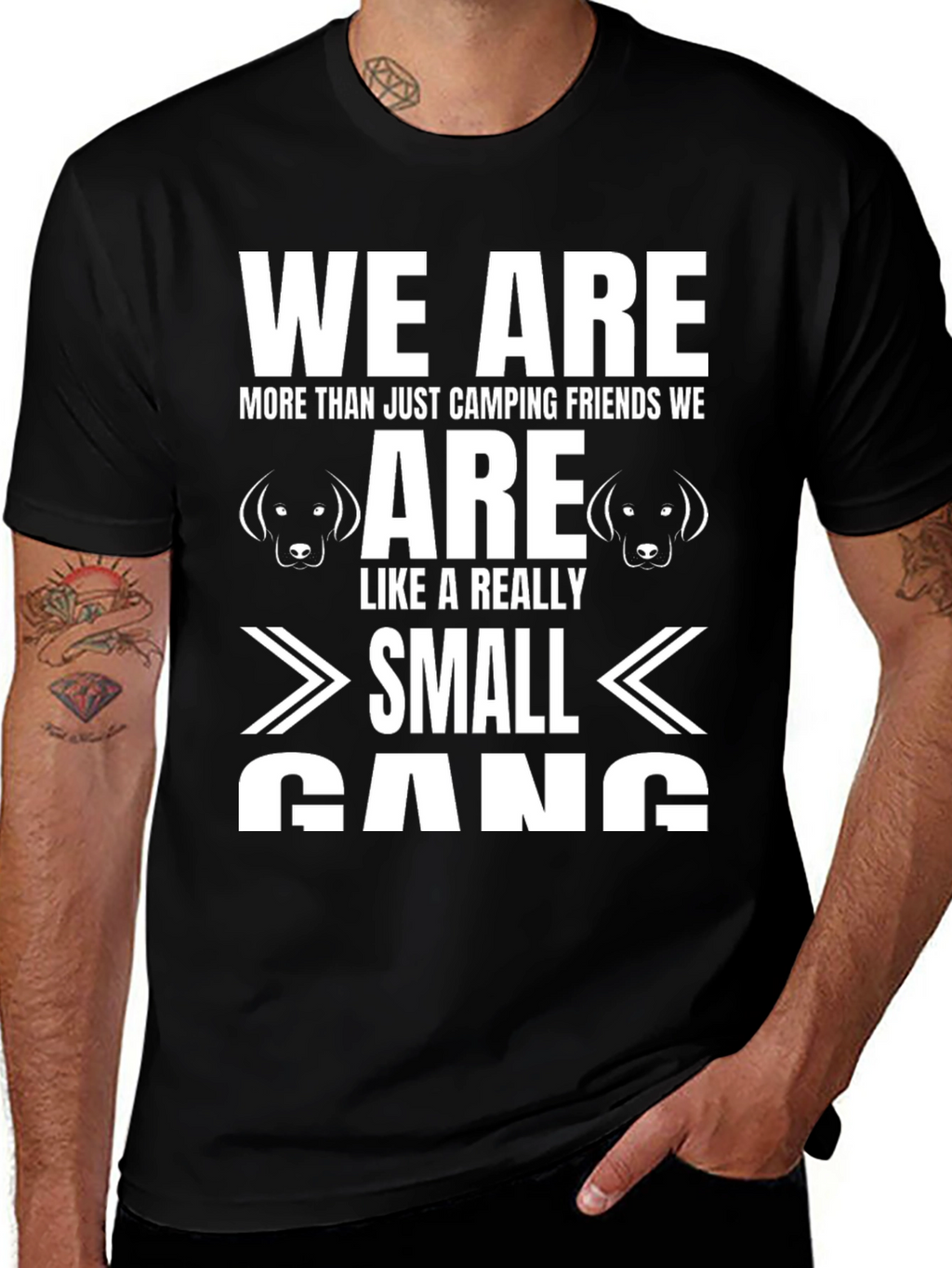 Camping Friends Small Gang Graphic Tee