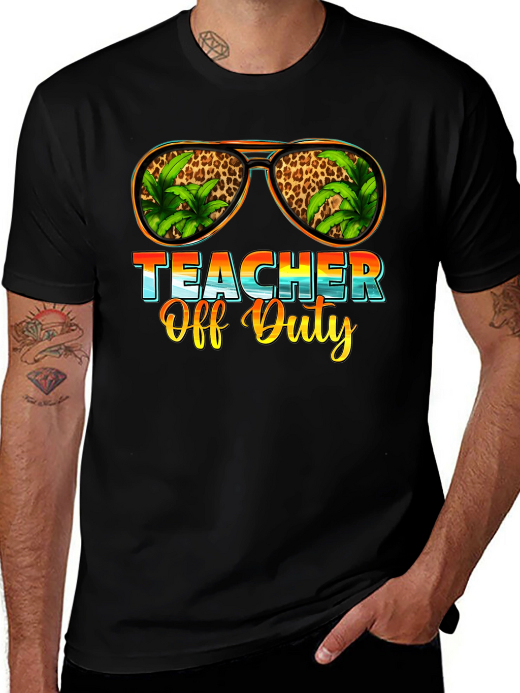 Teacher Off Duty T-Shirt - Summer Vacation Ready!