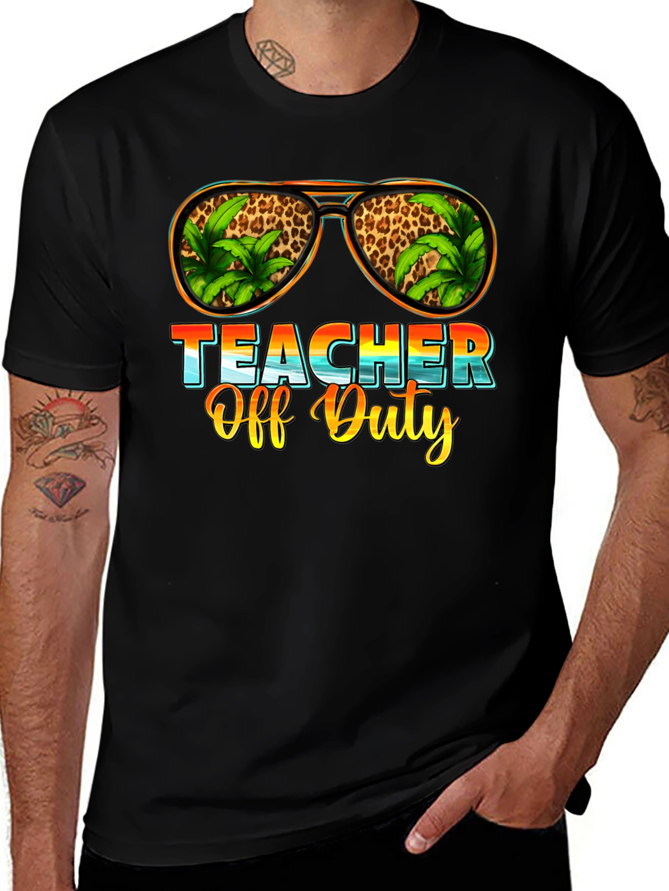 Teacher Off Duty T-Shirt - Summer Vacation Ready!
