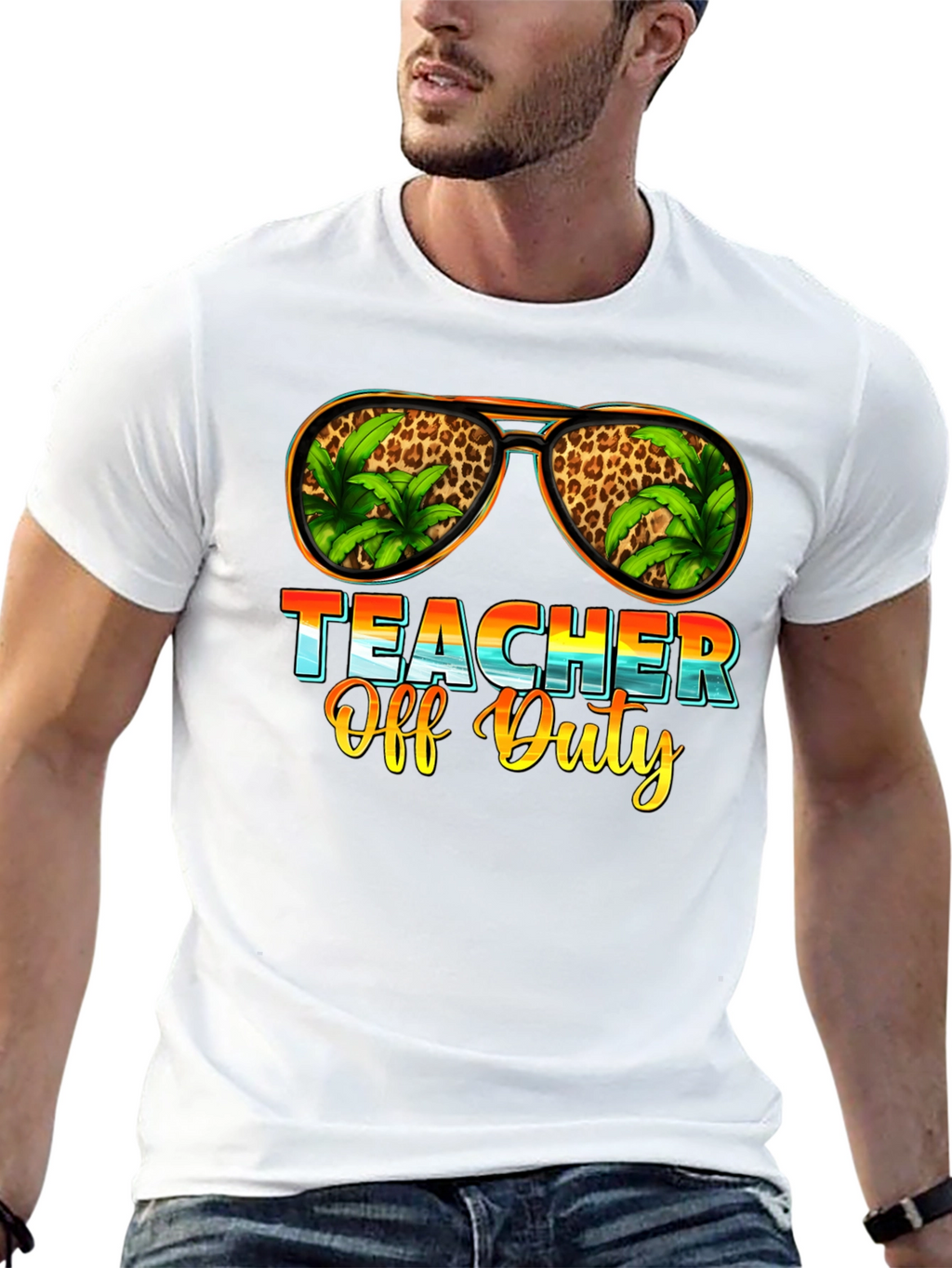 Teacher Off Duty T-Shirt - Summer Vacation Ready!