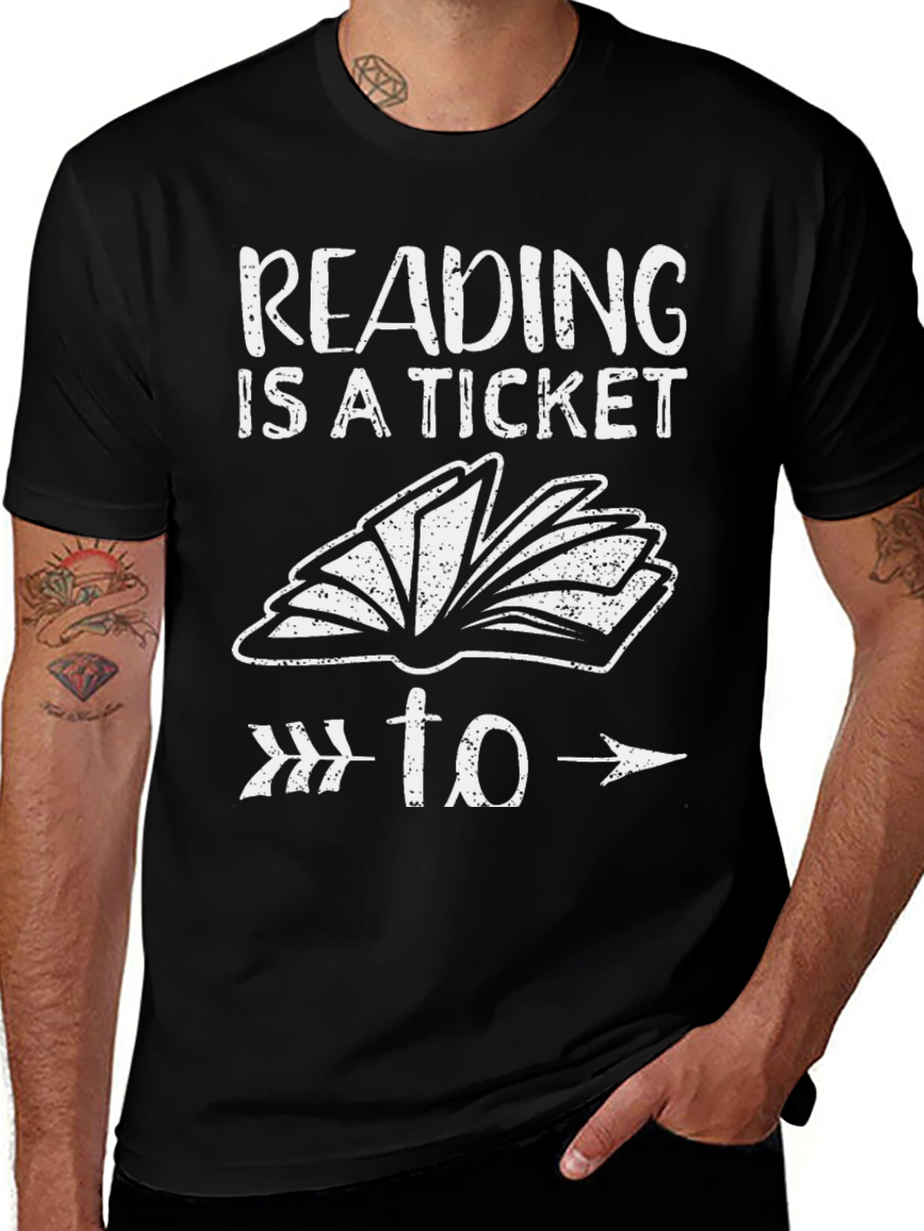 Reading is a Ticket T-Shirt - Book Lover Gift