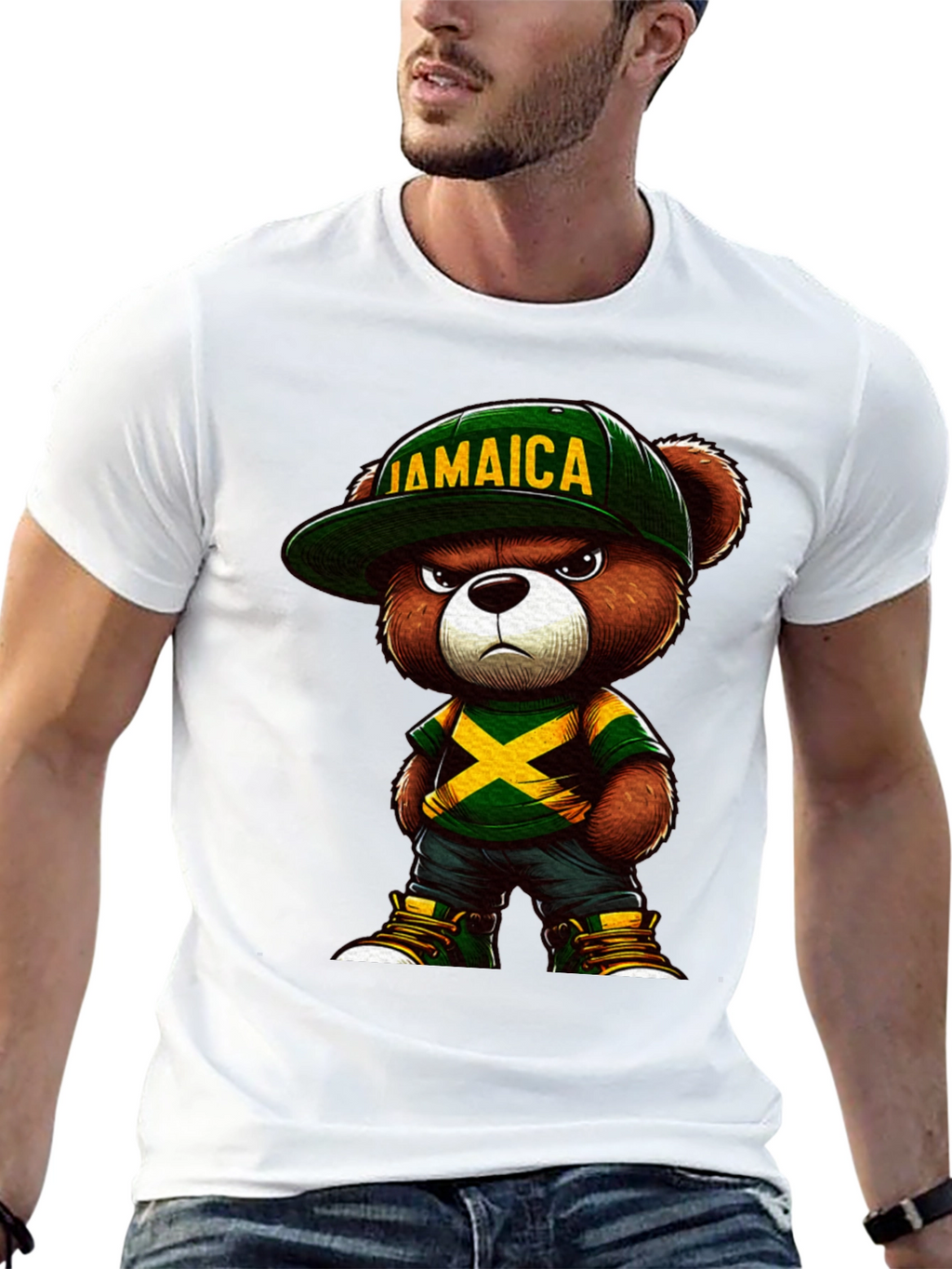 Jamaican Bear Graphic Tee