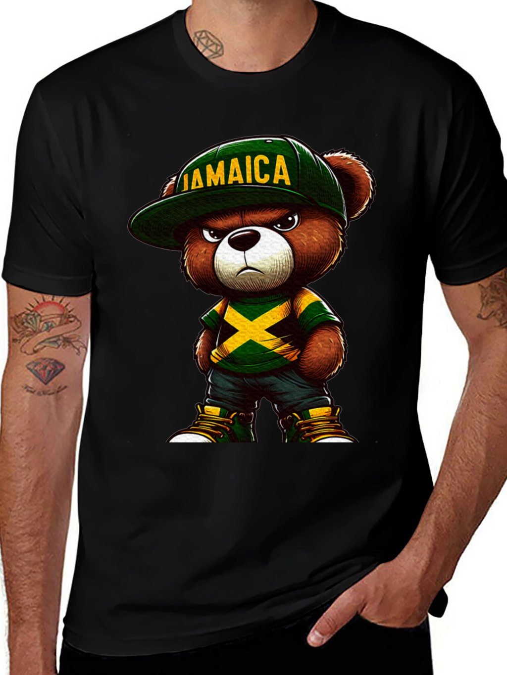 Jamaican Bear Graphic Tee
