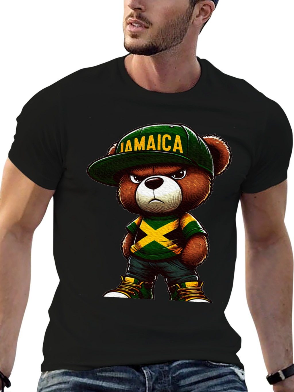 Jamaican Bear Graphic Tee