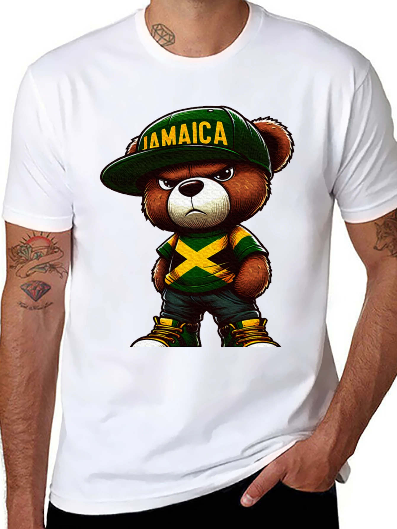 Jamaican Bear Graphic Tee