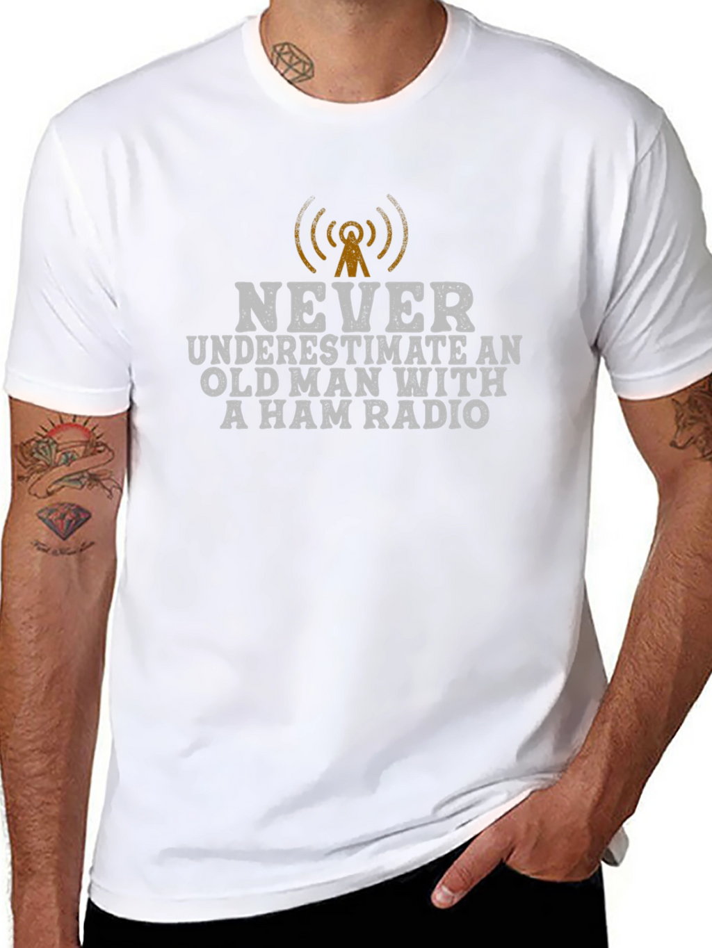 Never Underestimate Ham Radio T-Shirt