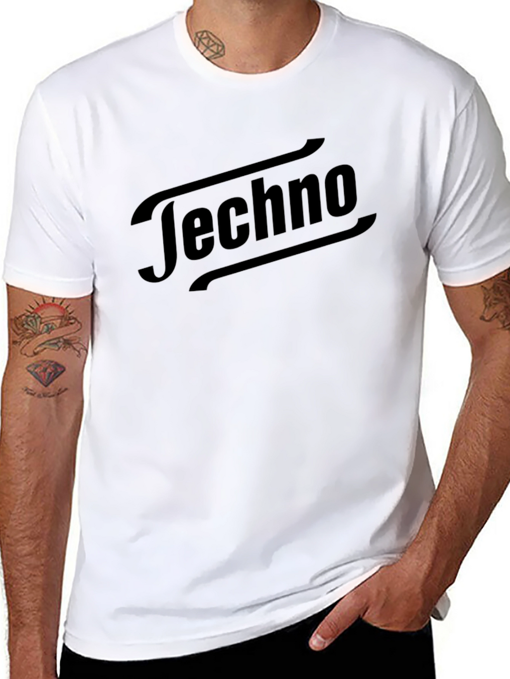 Techno Graphic Tee - Cool Music Inspired T-Shirt