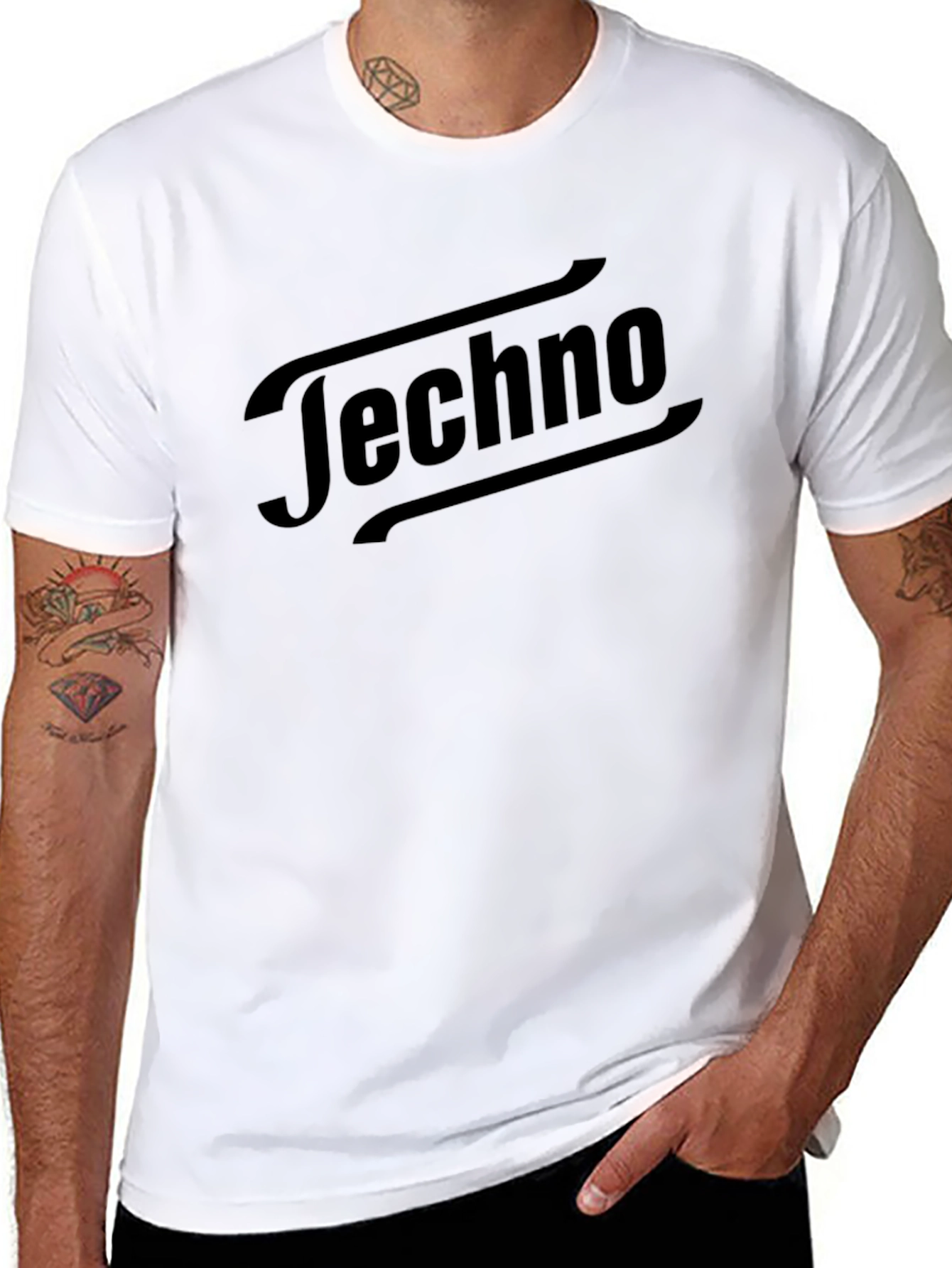 Techno Graphic Tee - Cool Music Inspired T-Shirt