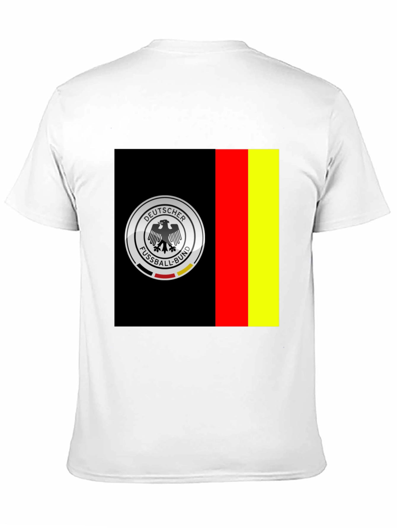 Germany Soccer Team Graphic Tee - Black Cotton Shirt