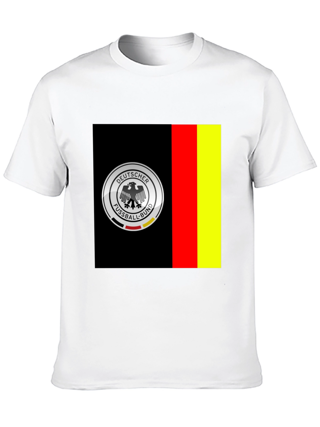Germany Soccer Team Graphic Tee - Black Cotton Shirt
