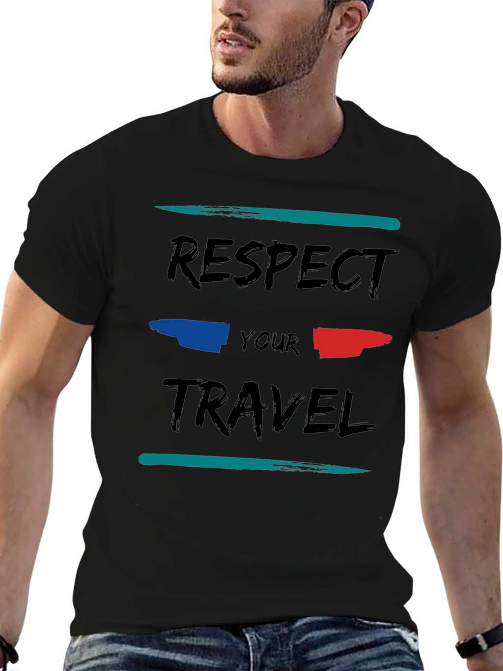 Respect Your Travel Graphic T-Shirt