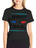 Respect Your Travel Graphic T-Shirt
