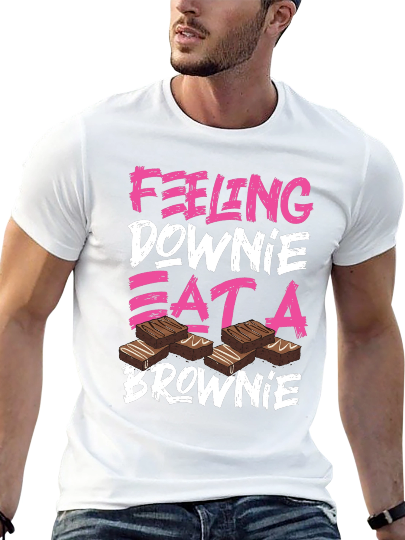 Feeling Downie Eat A Brownie T-Shirt