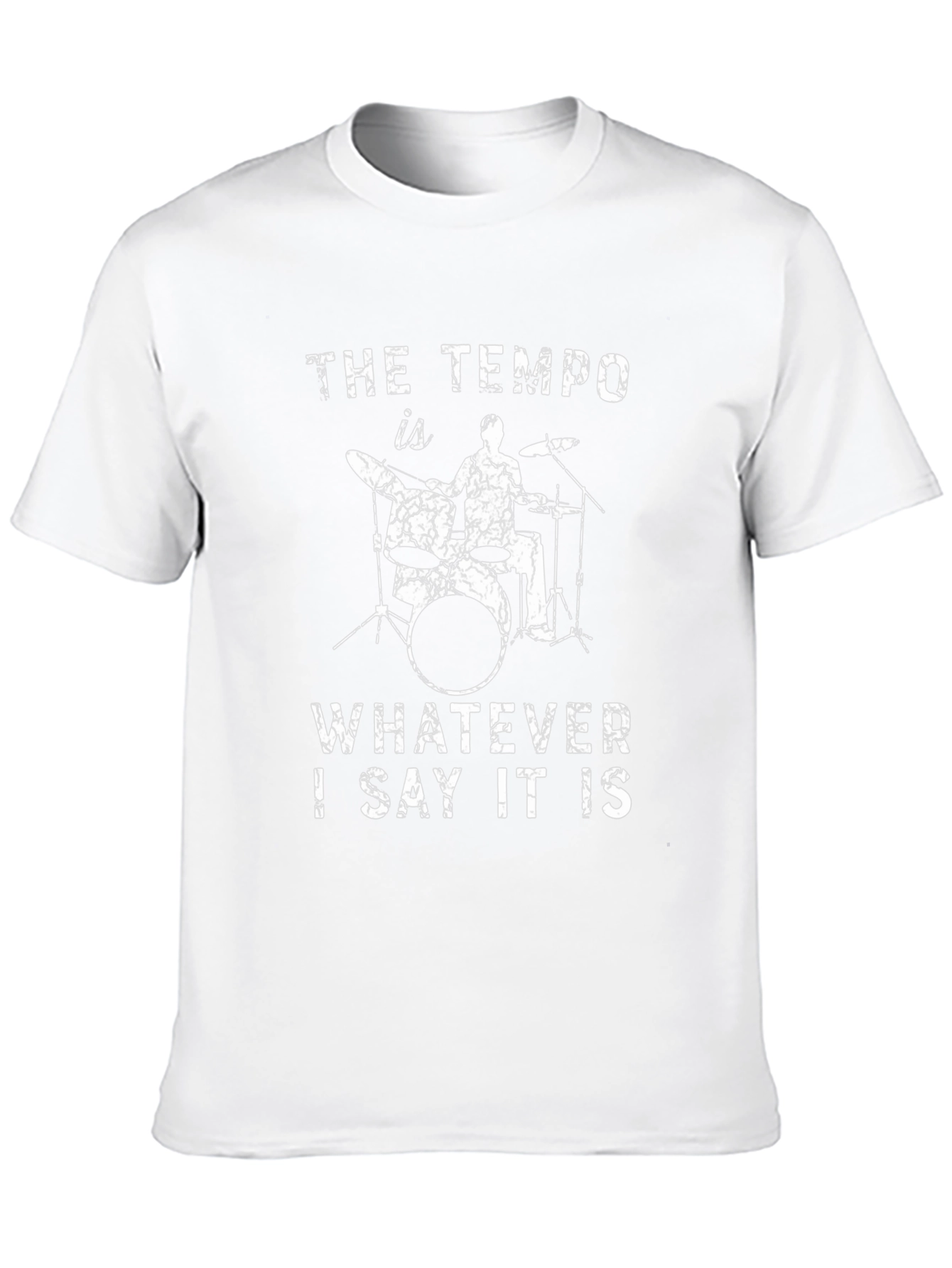 The Tempo T-Shirt - Drummer Humor Tee