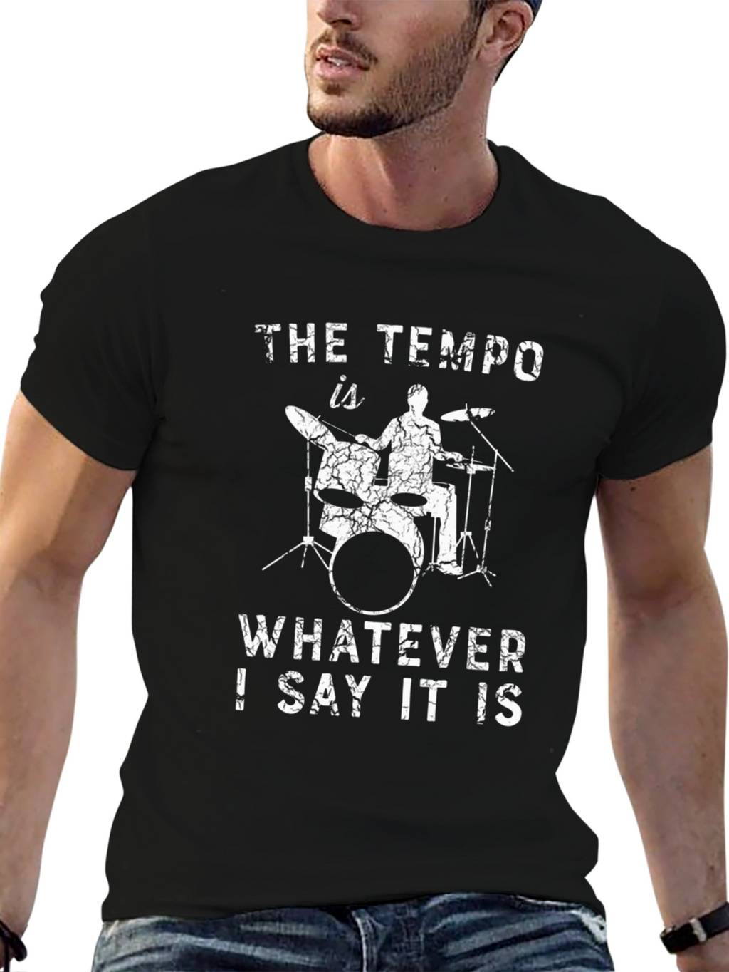 The Tempo T-Shirt - Drummer Humor Tee