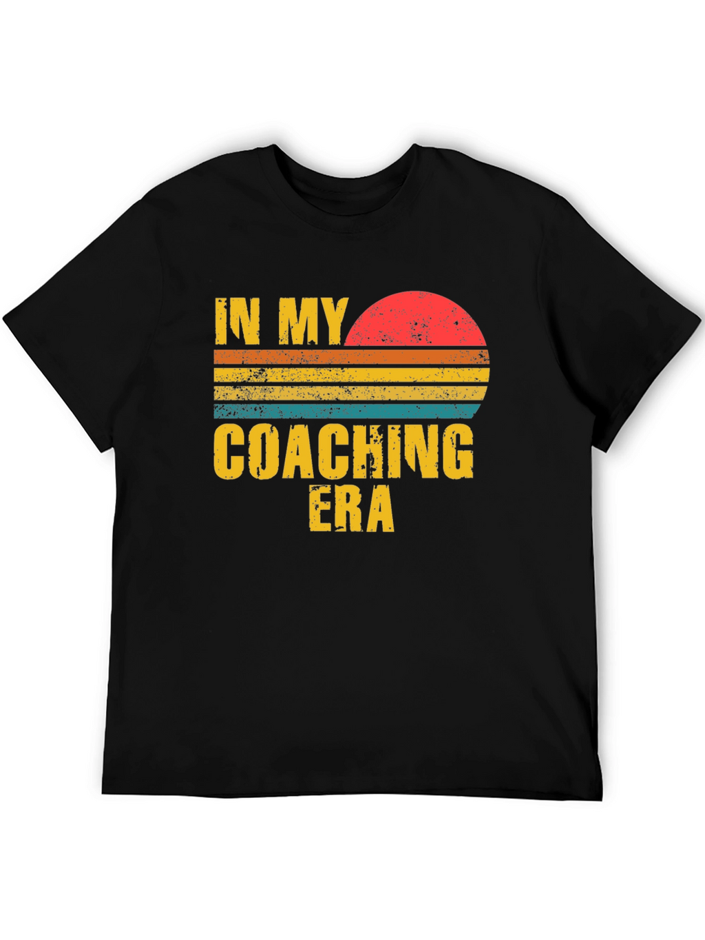 Coaching Era Graphic Tee - Retro Sunset Design
