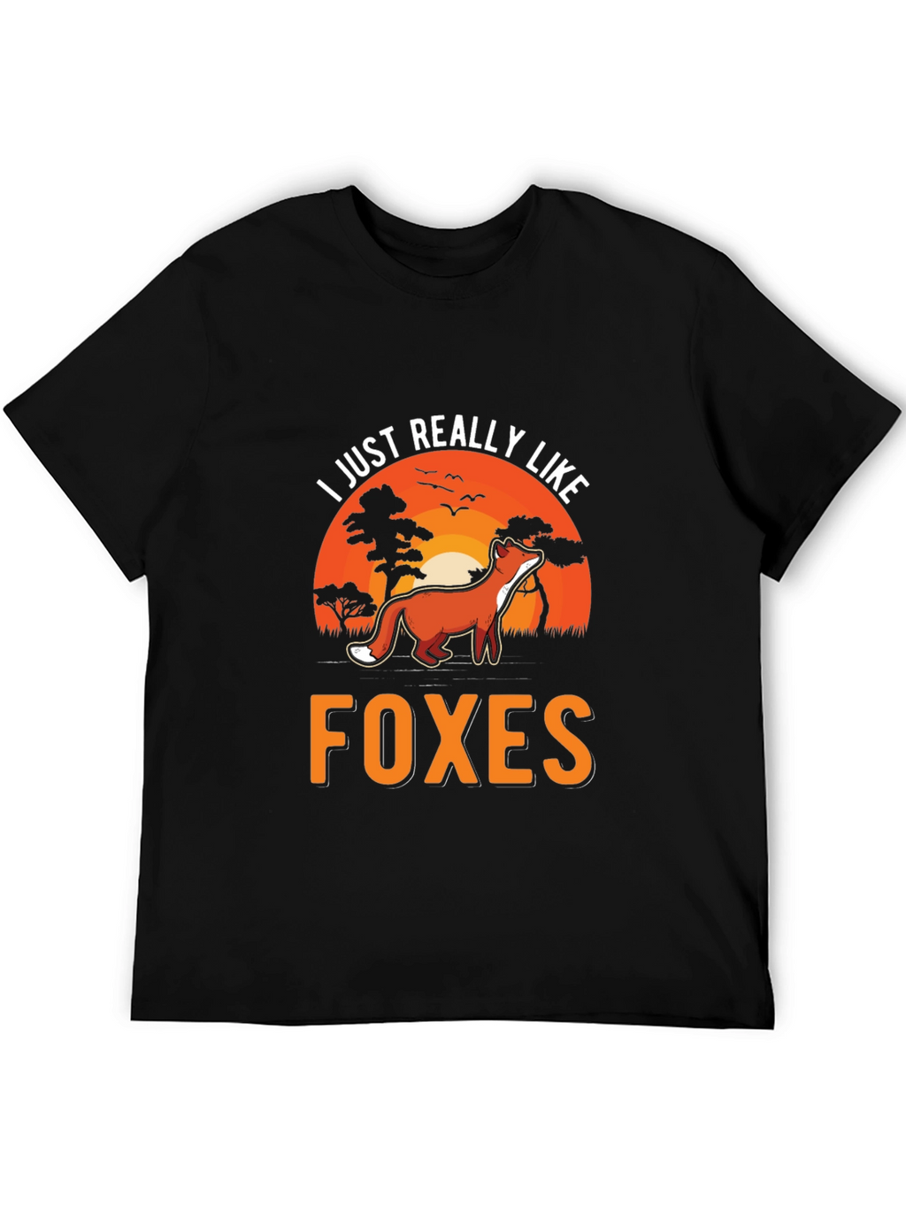I Just Really Like Foxes Graphic Tee