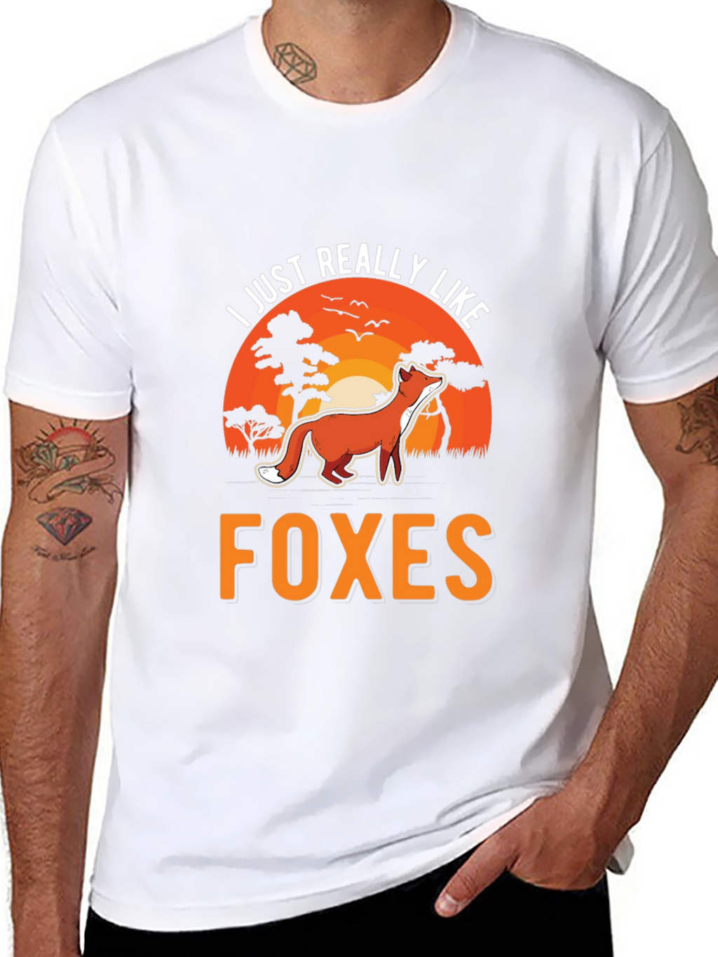 I Just Really Like Foxes Graphic Tee